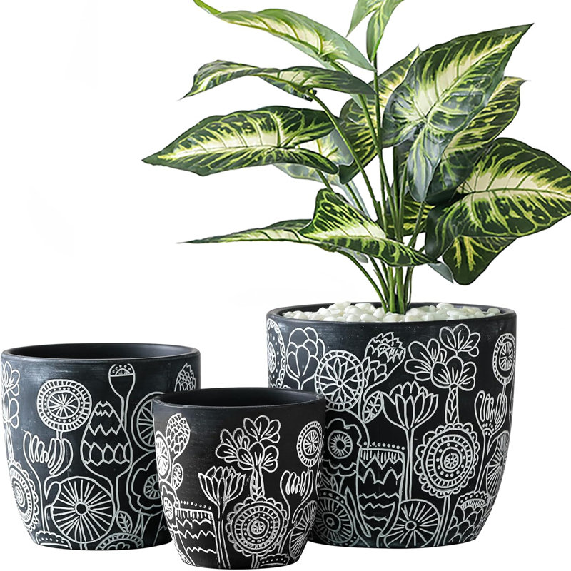 Ceramic Flower Pots Set
