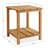 Square Cedar Outdoor Side Table , 16'' in. W 16'' in. D-664683454