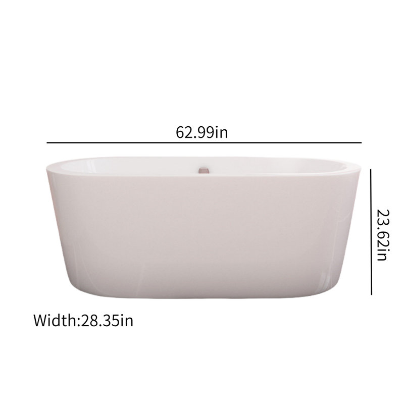 Baignoire 62,99 x 28,35