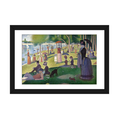 Reproduction d’art sur toile tendue Sunday Afternoon on The Island of la grande jatte par Georges Seurat