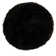 Diller Black Faux Fur Machine Washable Shag Fluffy Area Rug