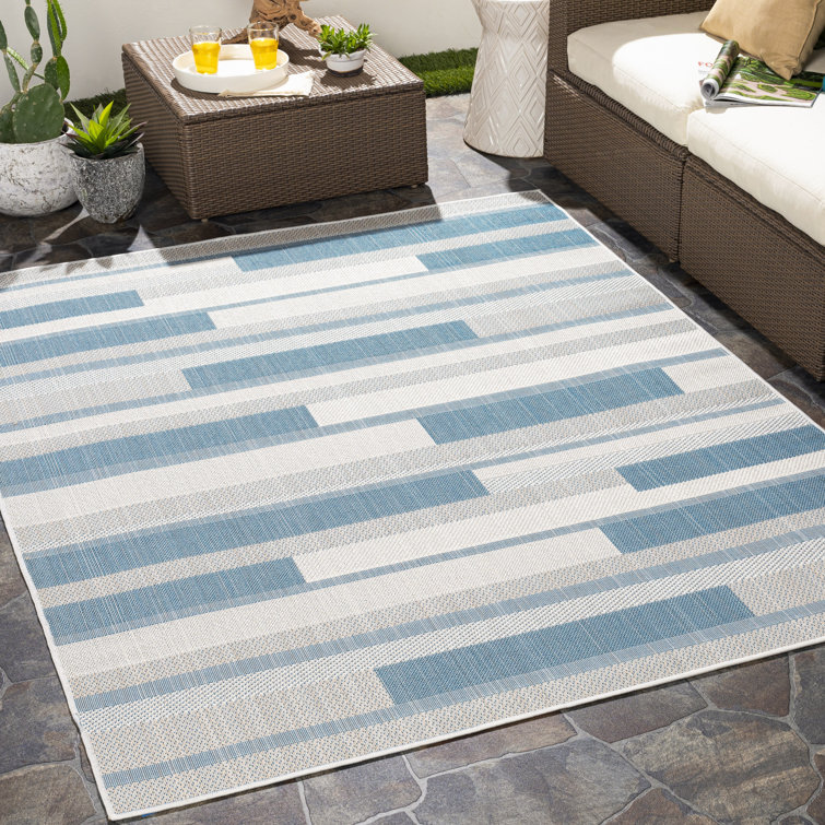 Krysta Striped Indoor / Outdoor Rug