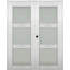 Porte standard à panneaux en bois manufacturé Avon 3 Lite-93068057-93068065-136334850