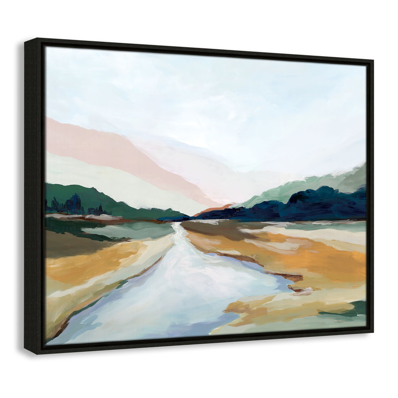 «Hope Creek Print» par Isabelle Z, Espresso, H 23,5 po x l 29,5 po