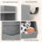 Toy Storage Cabinet, Three-Tier Kids Bookshelf And Bookcase-124666987