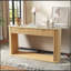 Table basse avec 2 tiroirs et tablette ouverte