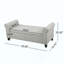 Banc de rangement rembourré Aisyah-1725864959