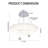 Modern Cloud-shape Cluster Chandelier With Led Light