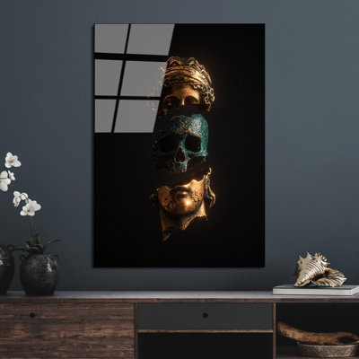 Boze 1 Piece Wall Art on Glass
