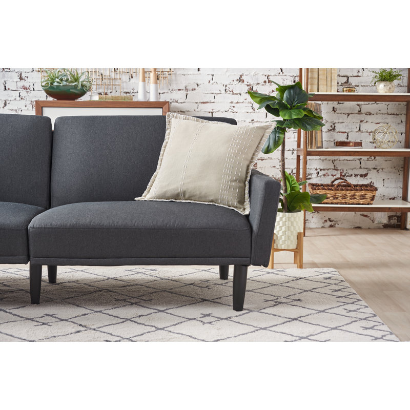 Roseville Cotton Throw Pillow Cover & Insert, Dune