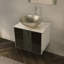 Meuble-lavabo mural Luxury