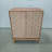 31.5-Inch Geometric Design Sideboard - 2 Doors, Adjustable Shelves, Wooden Decorative Storage Cabinet, for Kitchen