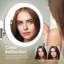Miroir de maquillage circulaire grossissant 5x-93465428