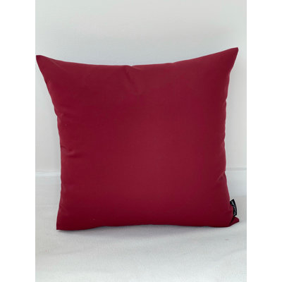 Abstract Red Square Cushion Cover