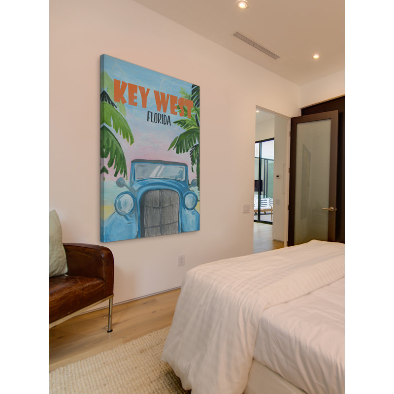 «Key West Poster», reproduction sur toile tendue, H 45 po x l 30 po x P 1,5 po