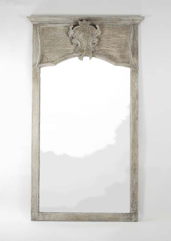 Herbert Wood Flat Wall Mirror