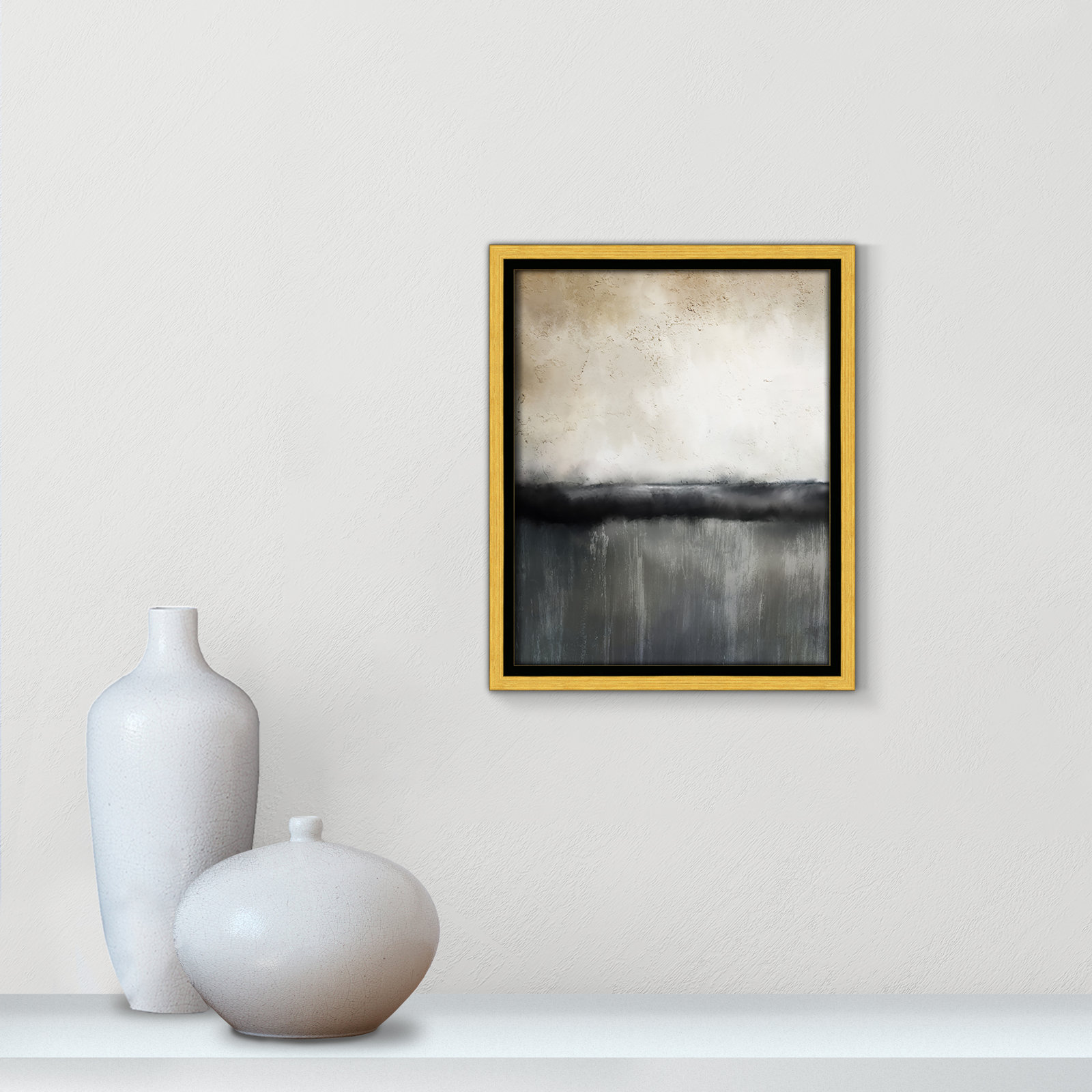 Dorota "Sunset" Print by Kimberly Allen, Picture Framed Canvas, 11.5" H x 9.5" W, Gold
