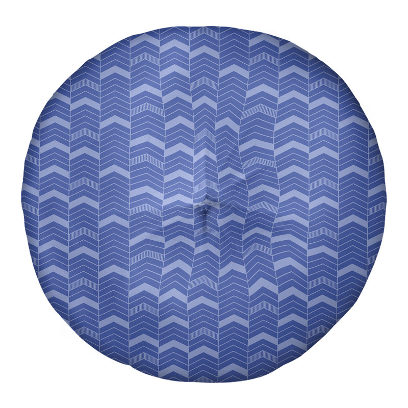 Coussin Rhonda, 26 po x 26 po, Bleu