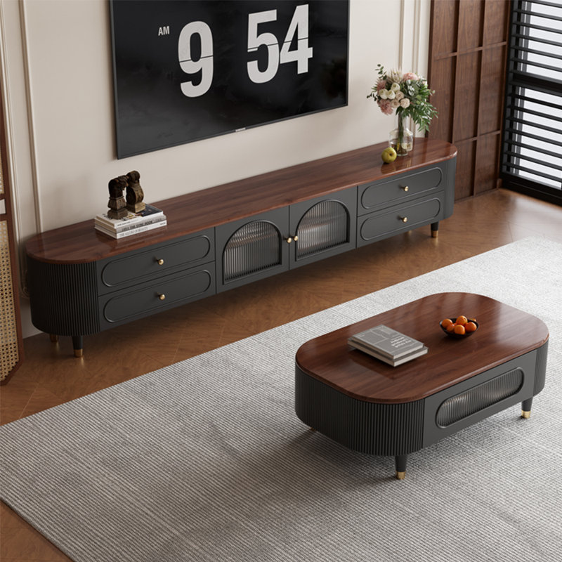 Meuble télé, table basse, grand tiroir de rangement durable