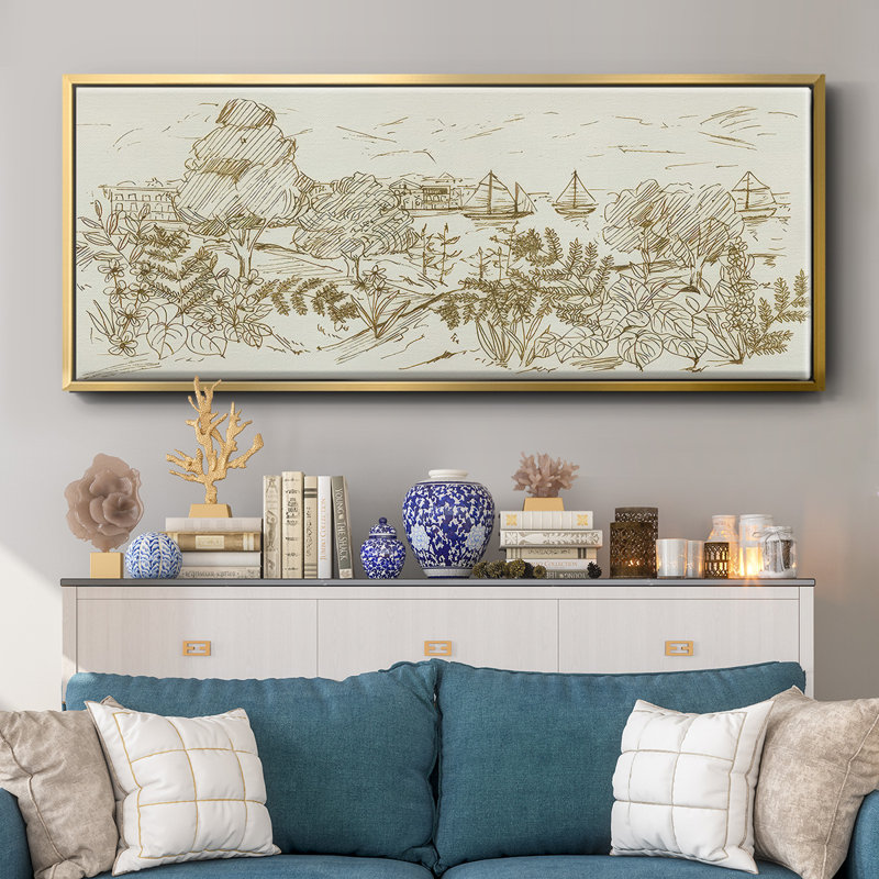 Autumn Landing I- Framed Canvas