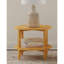 Table de bout ronde en bois massif