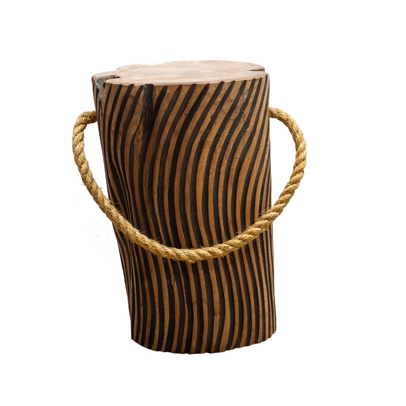 Dey Solid Wood Accent Stool