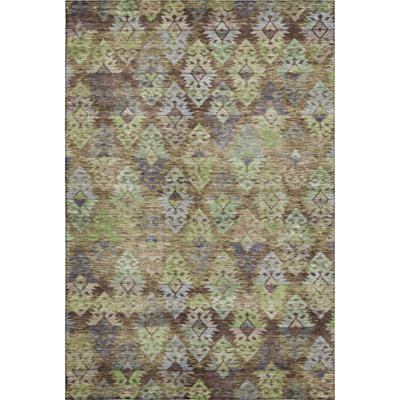 Premium Machine Washable Marasco AMF1637 Diamonds Rug