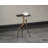 Marble Top End Table - Black