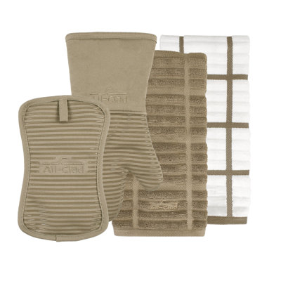 All-Clad 4-Piece Potholder and Oven Mitt Set