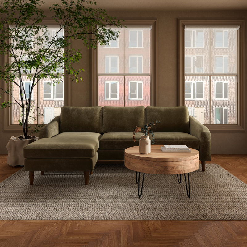 Michaela Westland Upholstery Sectional, Cedar Green Chenille