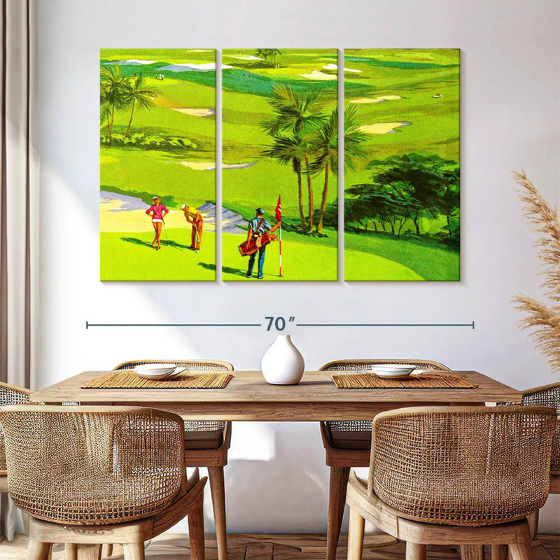 Senne Golf Course, 14" H x 23" W