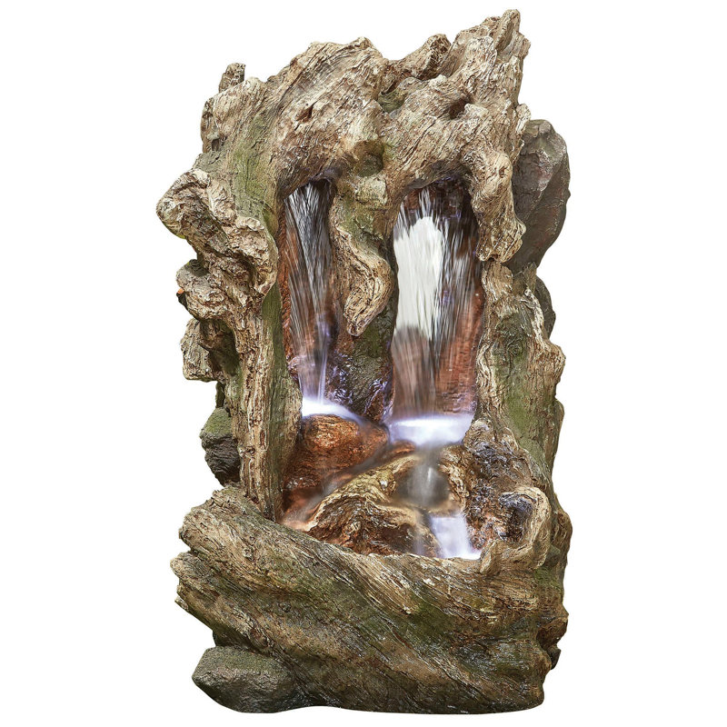 Outdoor Floor Fountain with Lights