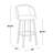 Fixed-Height Barstool with Swivel