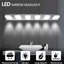 Lampe de salle de bain - 6 lumières DEL, brouillard, construction 6 lumières, élément décoratif-15041328