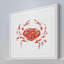 « chanceux crabe », reproduction d’art encadrée-20585090
