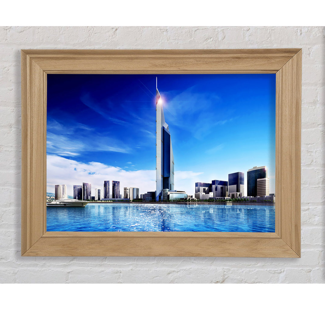 Burj Dubai Wolkenkratzer - Einzelner Bilderrahmen Kunstdrucke