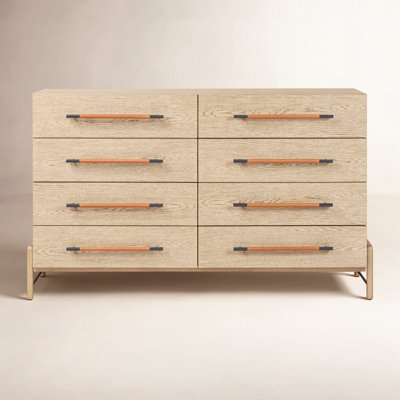 Karsten 8 Drawer Dresser-Yucca Oak Veneer