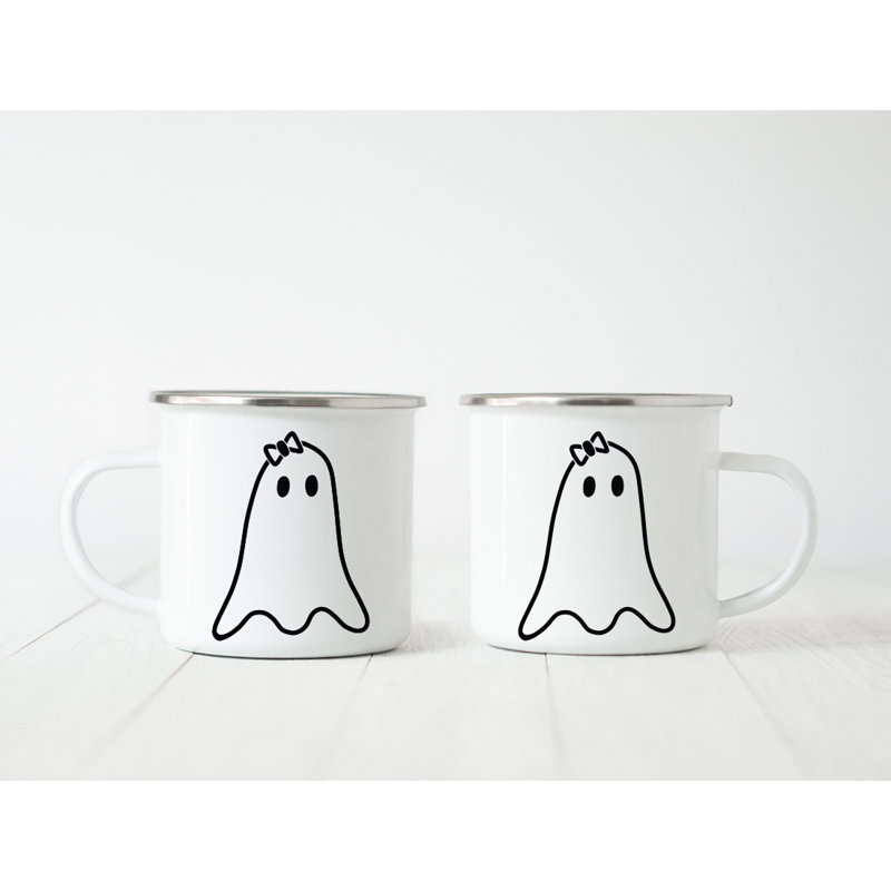 Hancel The Holiday Aisle® - Drôle d'Halloween Duo de tasses à thé en acier inoxydable
