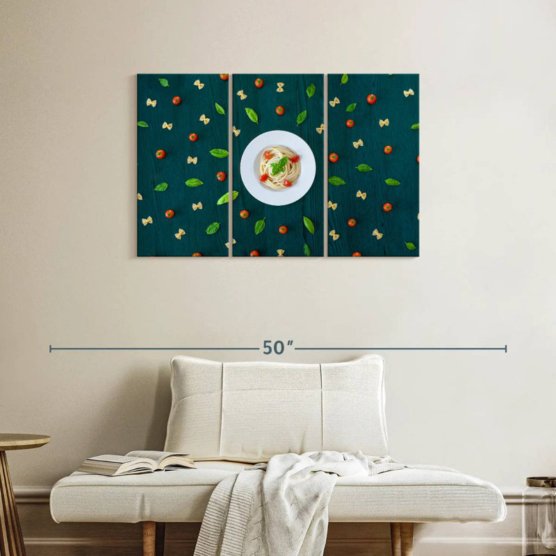 Motif de pâtes italiennes, H 24 po x l 38 po