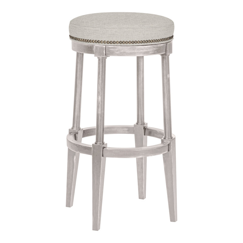 Lydia Stool, Yes, Impala Linen, Dove Gray