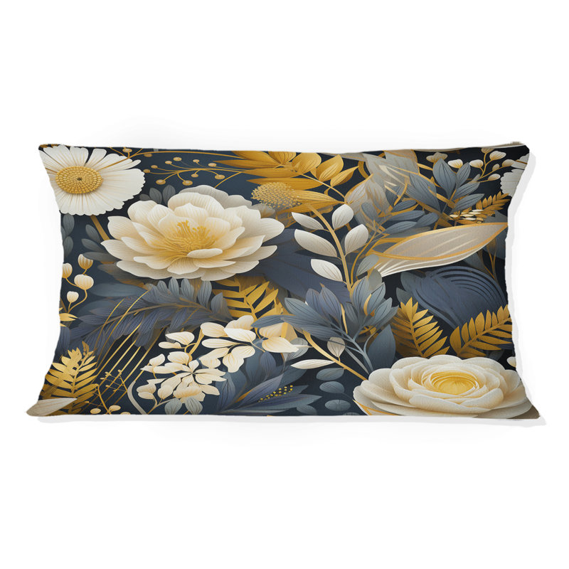Motif floral et gris Enchanted Gardens