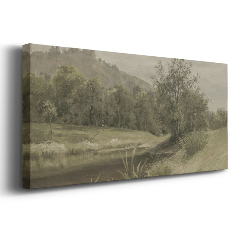Série paysage - DCCCLIX - Toile tendue avec châssis - Prêt à accrocher, H 20 po x l 50 po