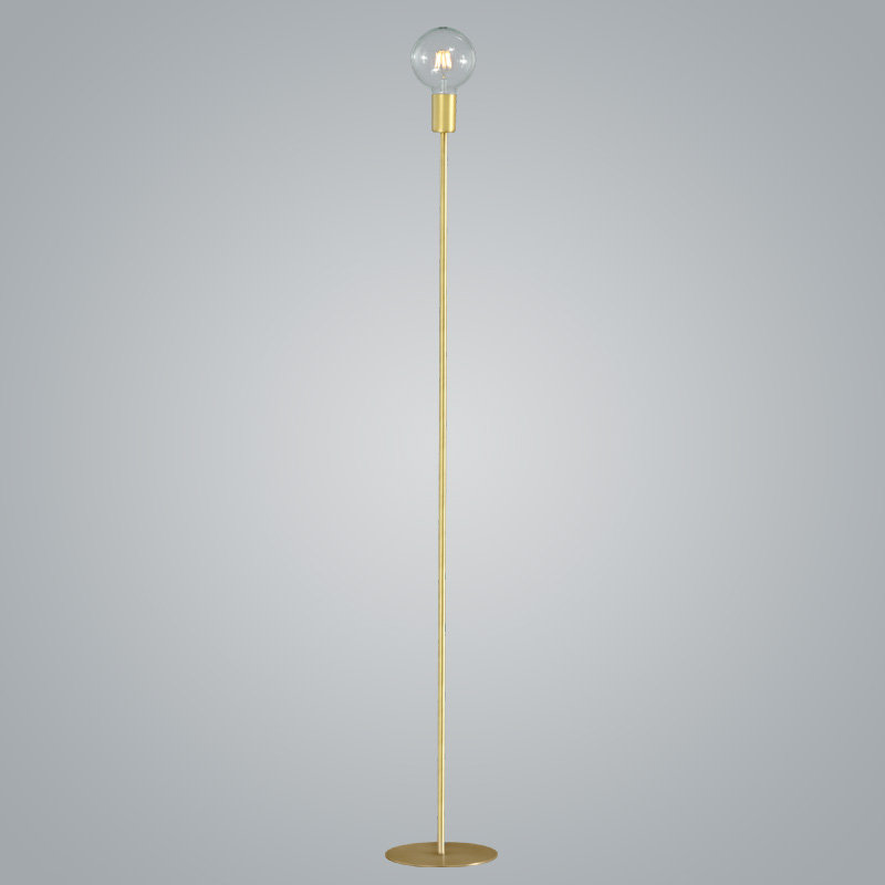 Sphere 59.0551" Floor Lamp, Brass