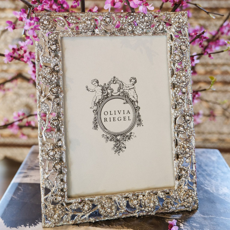 Ellarose Metal Picture Frame, 5" W x 7" H, Gold