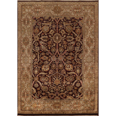 All-Over Floral Agra Oriental Rug 4x6