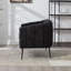 Causeuse compacte en chenille compacte, causeuse moderne de 50 pouces avec pieds en métal pour la maison
