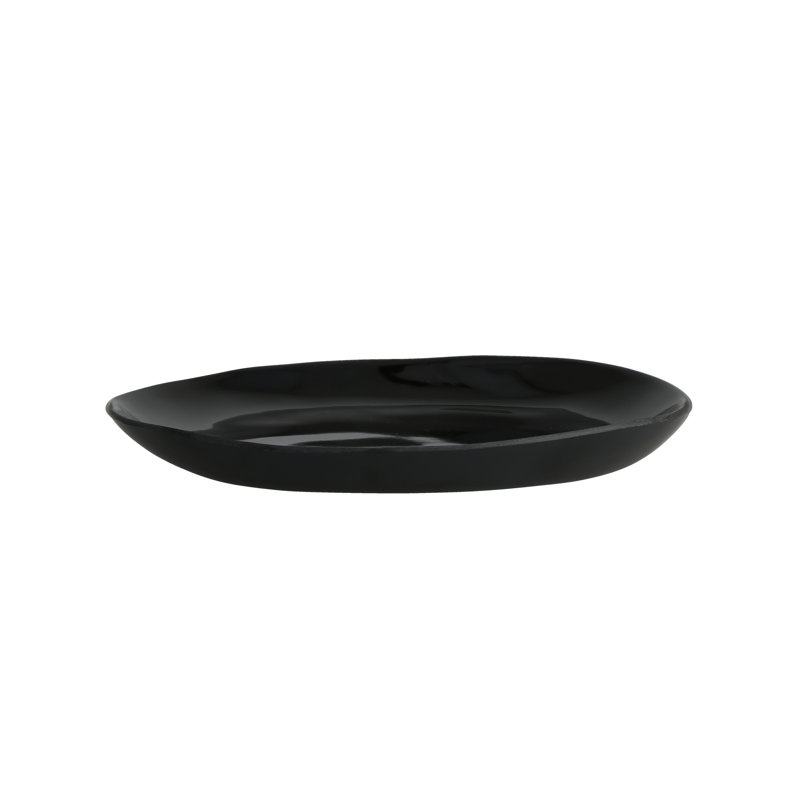 Sandia Melamine Salad Plate, Obsidian