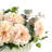 Pink Peonies in Cream Planter
