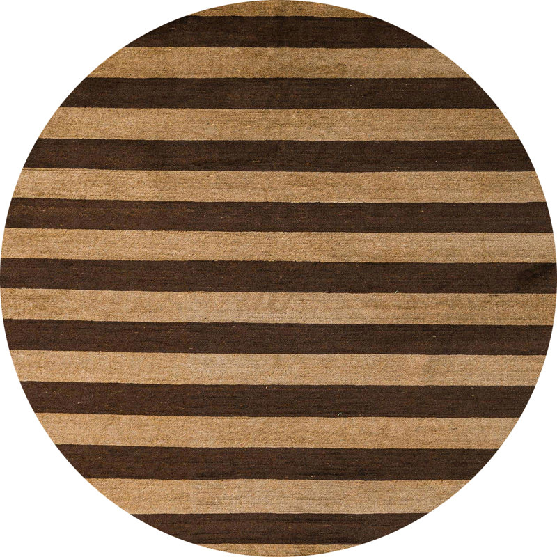 Tapis abstrait moderne 5299, Rond 7 pi