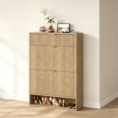 Armoire à chaussures haute Oak